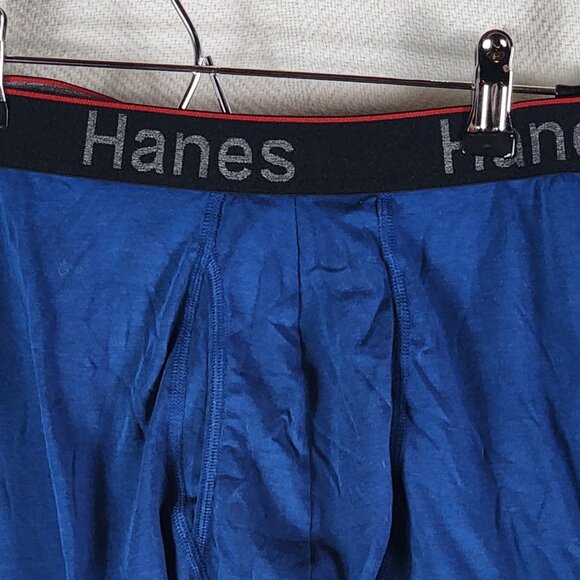 Hanes Blue Black Red Recycled Poly Tencel Span Comfort Flex Fit Boxer Brief Sz L - Picture 7 of 16